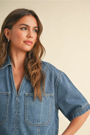 Rhodes Denim Top