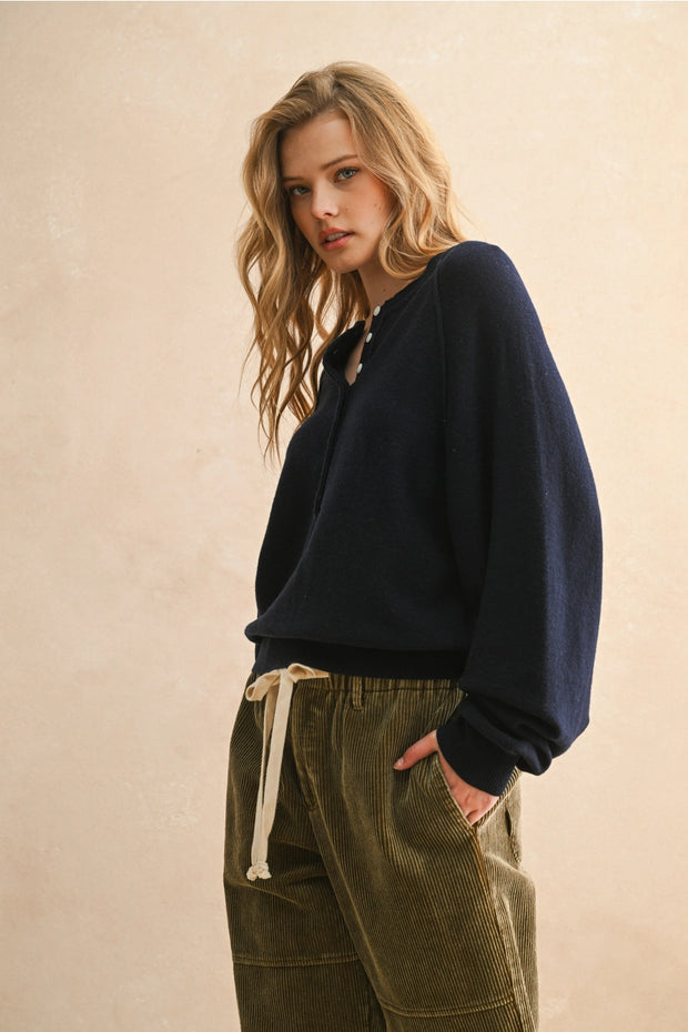 The Latham Henley Knit
