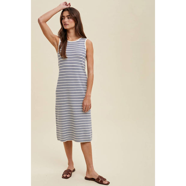 Sadie Stripe Midi Dress