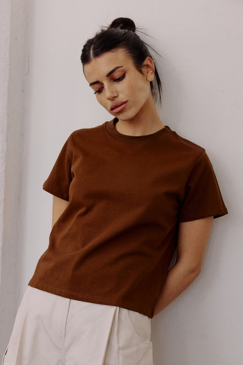 Classic Everyday T-shirt  | Brown