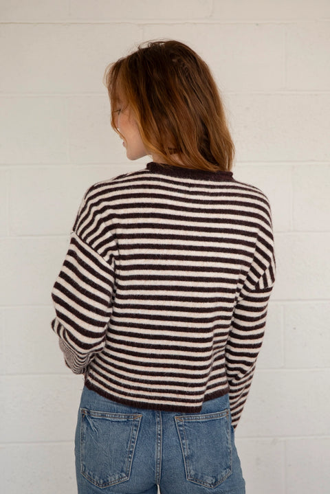 Piper Henley Pullover | Wine