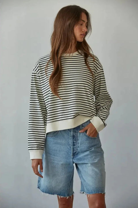 The Tove Stripe Pullover