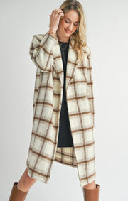 Emily Long Open Front Coat