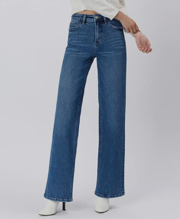 90’s Super High Rise Wide Leg Jeans