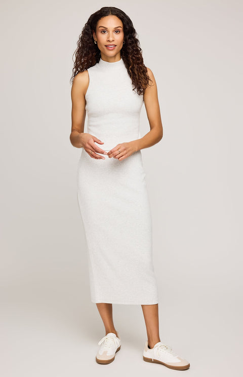 Catalina Ribbed Mini Skirt | Heather Grey