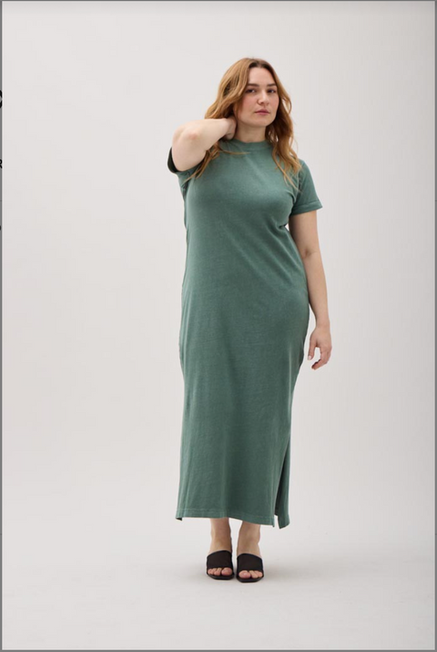 Relaxed Maxi Dress | Washed Green