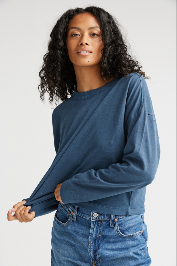 The Solin Top | Navy
