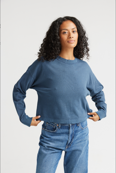 The Solin Top | Navy