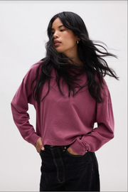 The Solin Top | Burgundy