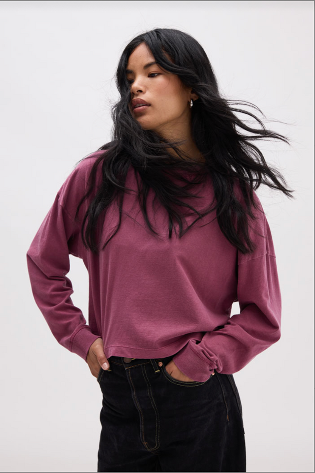 The Solin Top | Burgundy