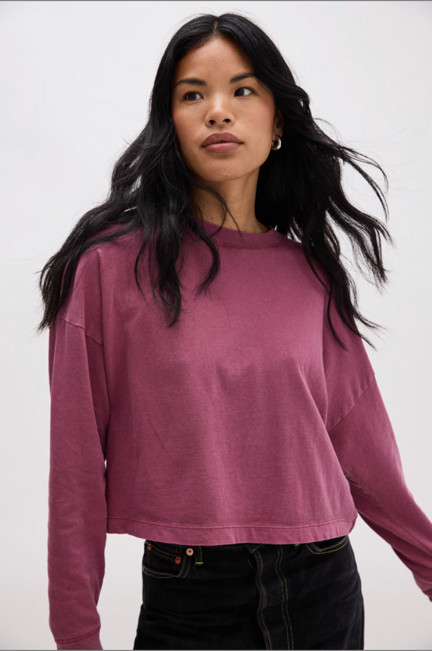 The Solin Top | Burgundy