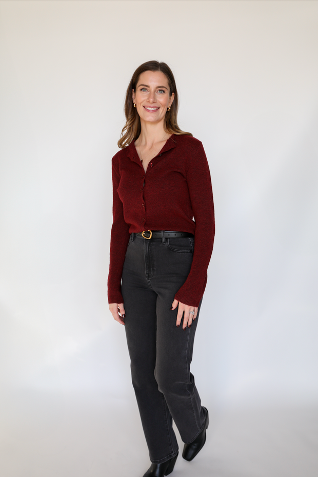The Wren Cardigan | Wine