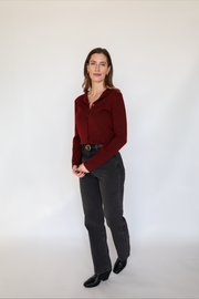 The Wren Cardigan | Wine