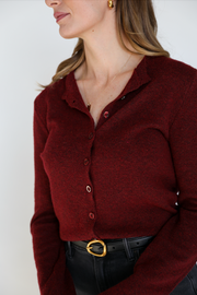 The Wren Cardigan | Wine
