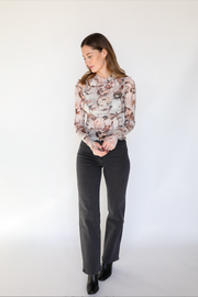 The Maribel Mesh Top