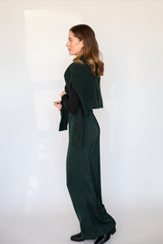 The Isolde Satin Pant | Garland Green