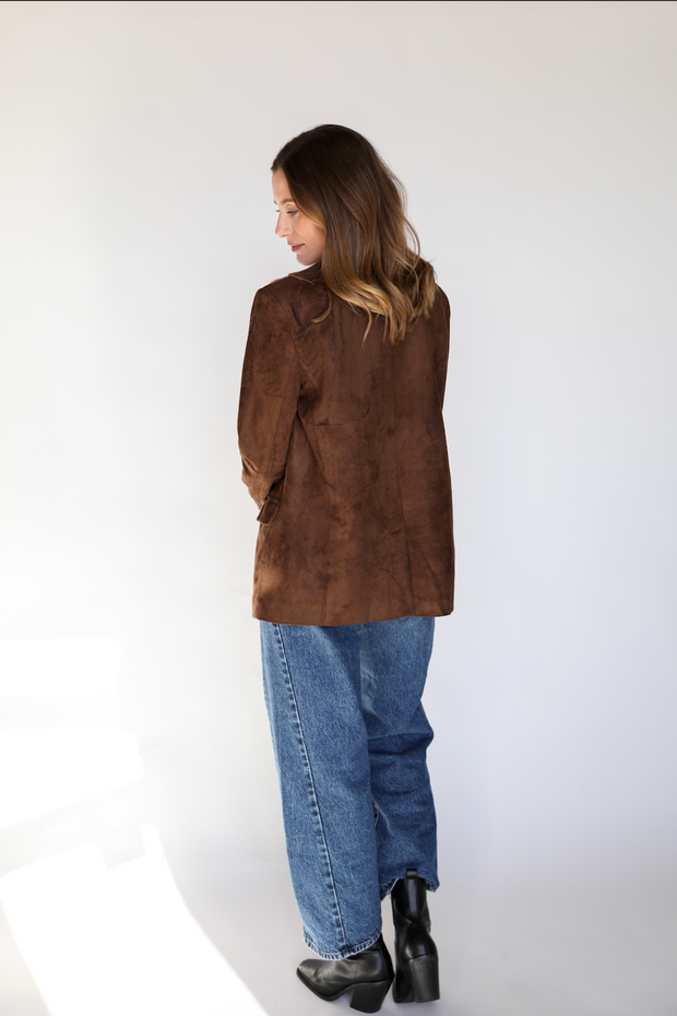 The Easton Suede Blazer