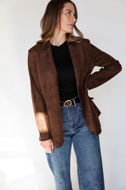 The Easton Suede Blazer
