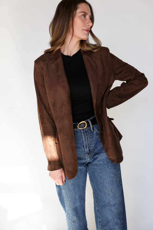 The Easton Suede Blazer