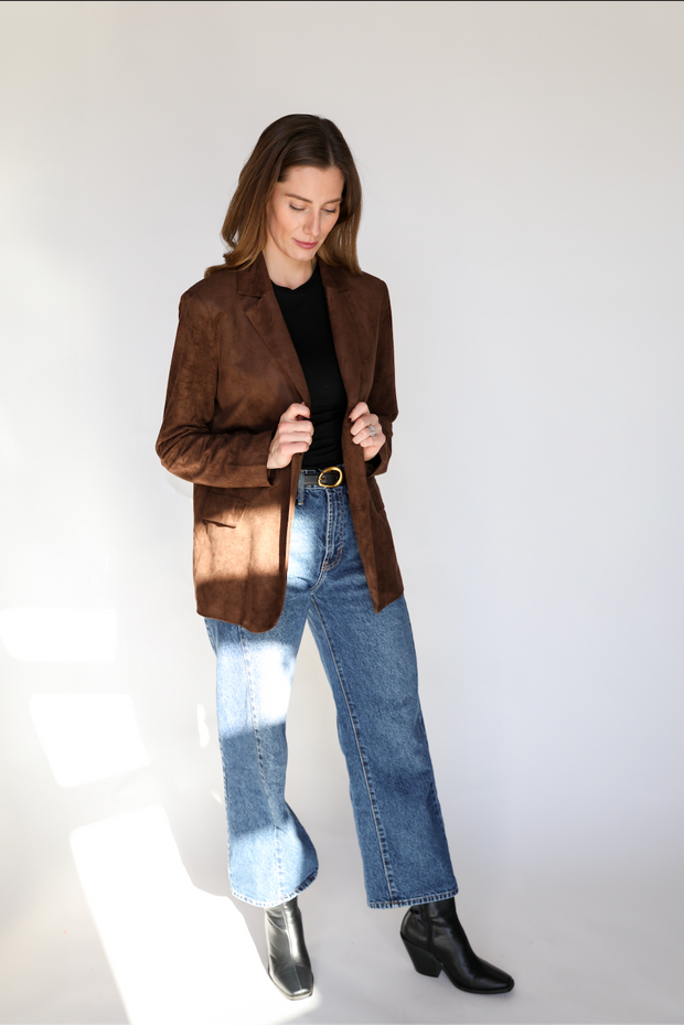 The Easton Suede Blazer