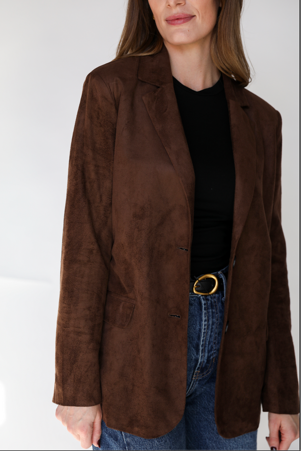 The Easton Suede Blazer