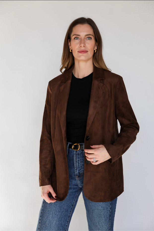 The Easton Suede Blazer