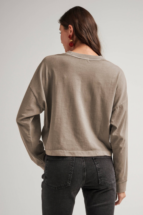 The Solin Top | Warm Grey