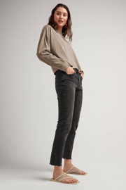 The Solin Top | Warm Grey