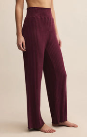 Dawn Smocked Silky Rib Pant