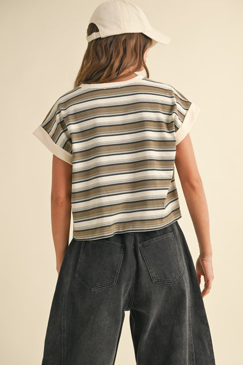 Theo Stripe Tee