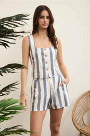 The Marina Stripe Vest