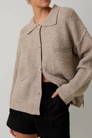 The Esme Knit Shirt-Jacket