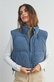 Adoreme Corduroy Puffer Vest