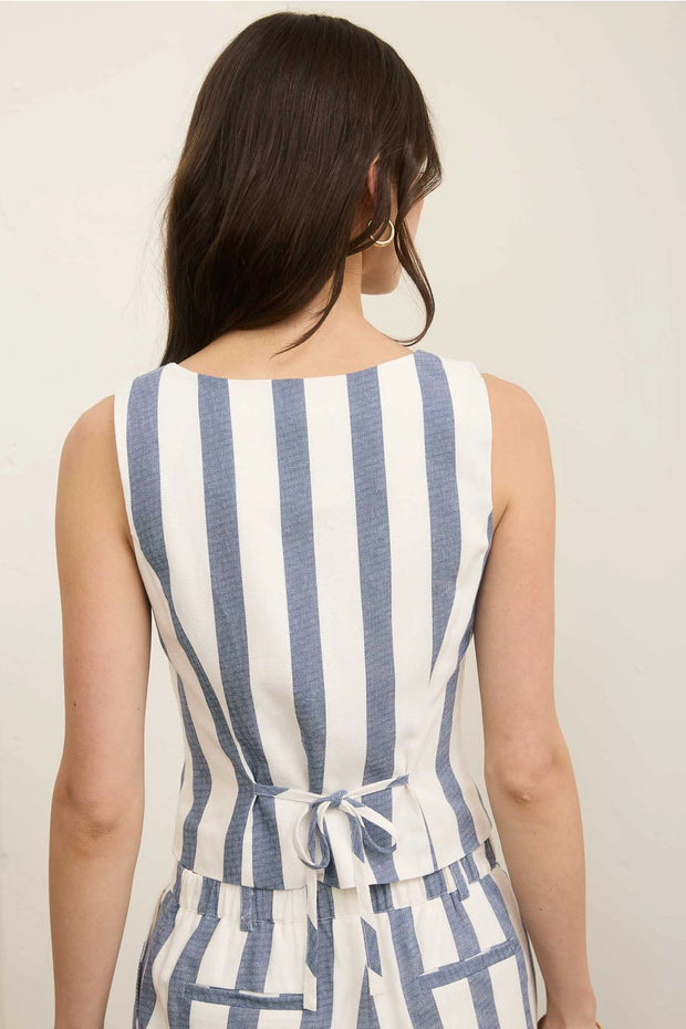 The Marina Stripe Vest