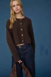 The Margot Cardigan | Brown