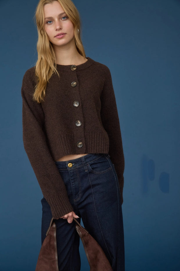 The Margot Cardigan | Brown