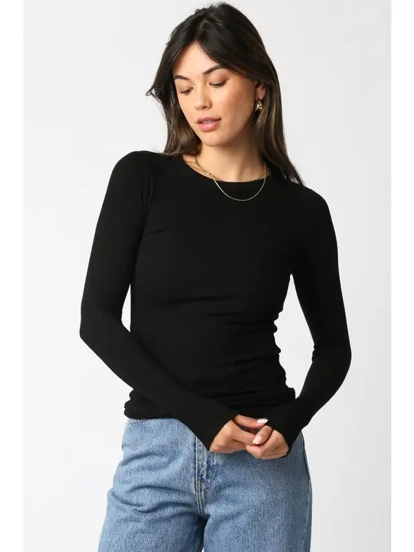 Abbey Long Sleeve | Black