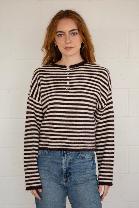 Piper Henley Pullover | Wine