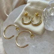 Tessa Tube Hoops - Medium