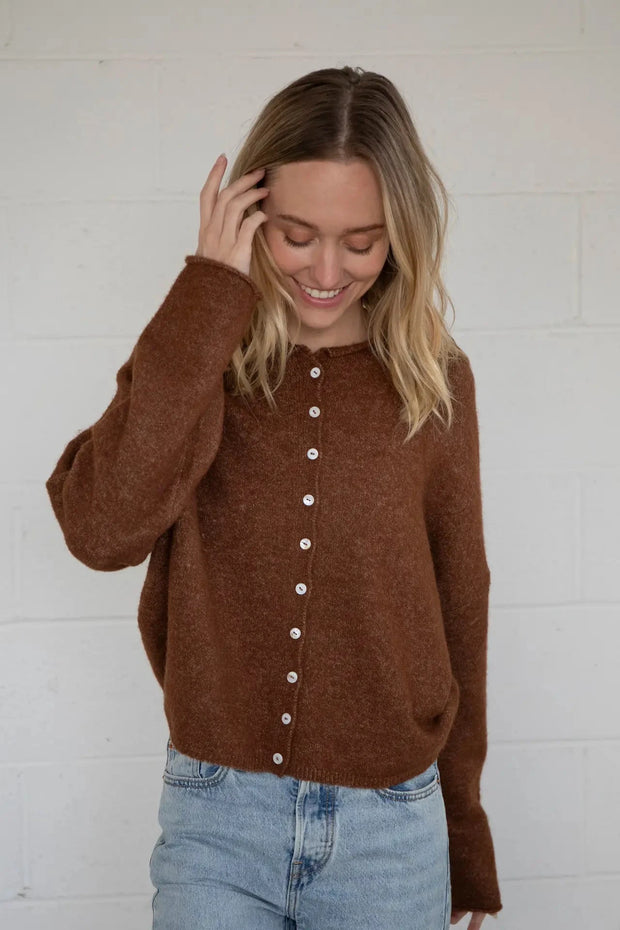 Piper Cardigan | Brown