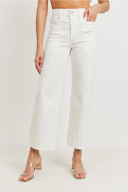 Nautical Wide Leg Pants