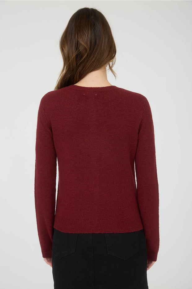 The Wren Cardigan | Wine