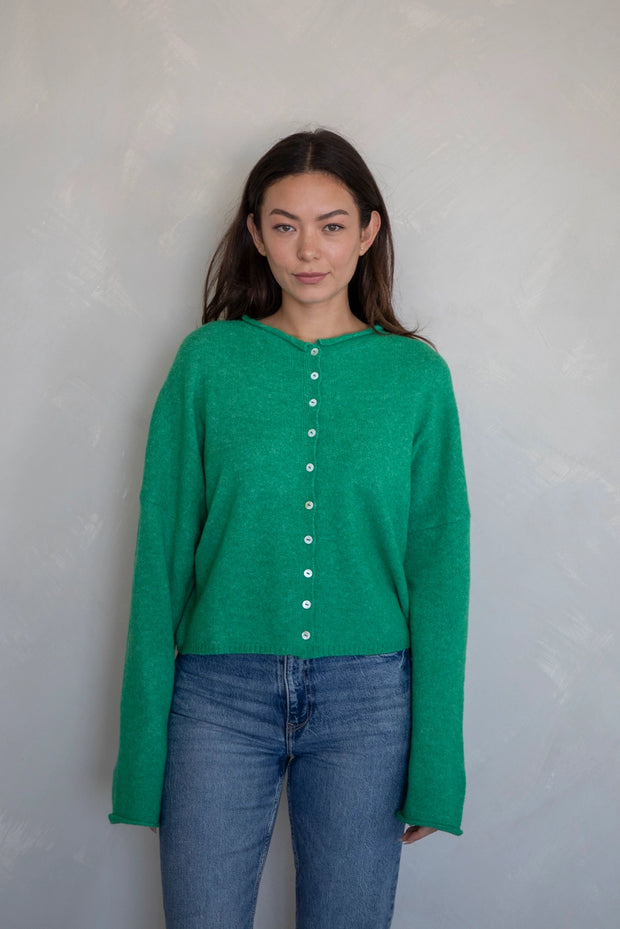 Piper Cardigan | Kelly Green