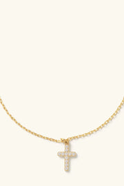Crystal Cross | Gold