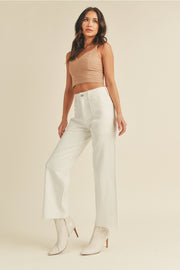 Nautical Wide Leg Pants