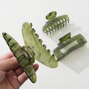 Jade Green Claw Clips