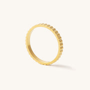 Dylan Ridged Band Ring