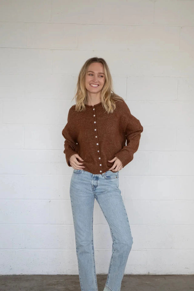 Piper Cardigan | Brown