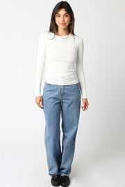 Abbey Long Sleeve | White