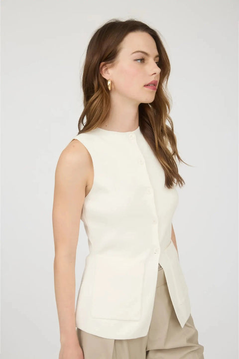 The Marlowe Button Top